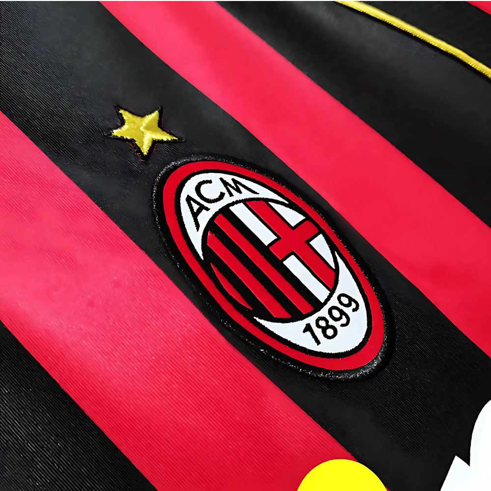 RETRO AC MILAN HOME SHIRT LONG SLEEVE 2006/07