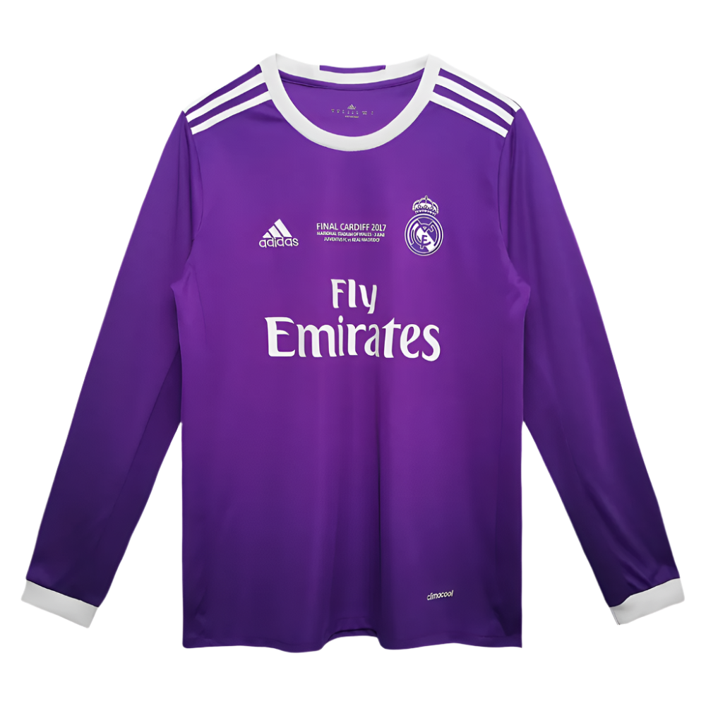 RETRO REAL MADRID AWAY LONG SLEEVE SHIRT 2016/17
