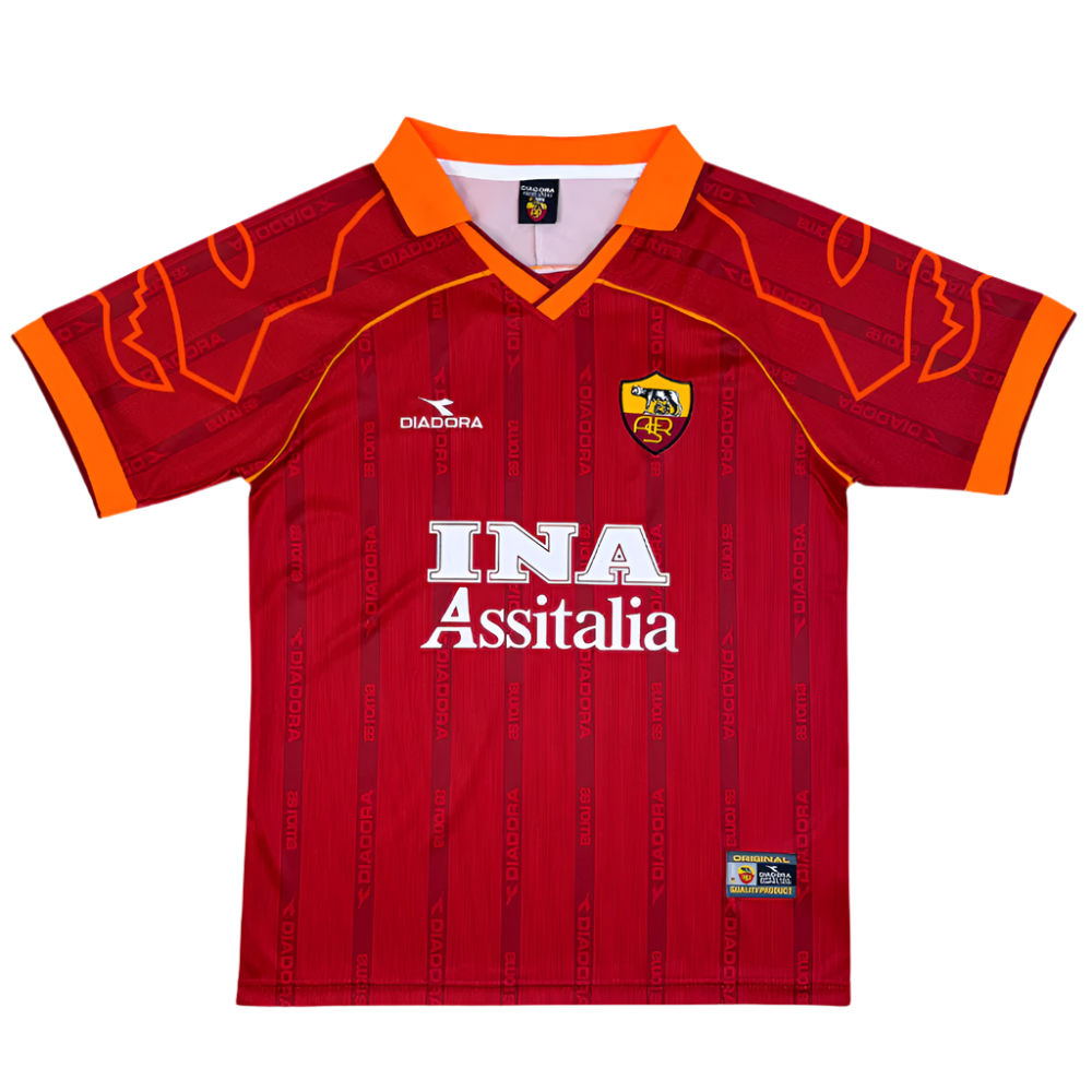 RETRO AS ROMA HOME SHIRT 1999/00