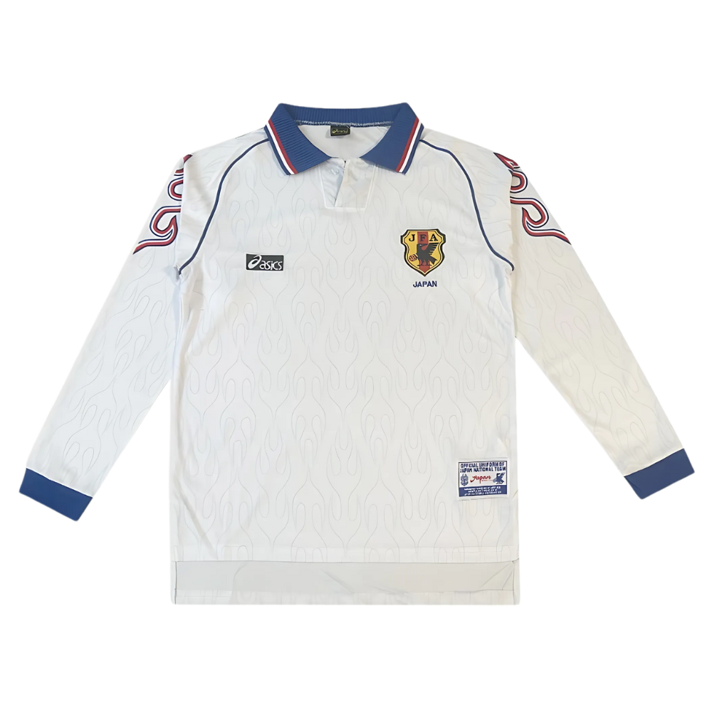 ウェア  Japan Away Jersey Long Sleeve M RETRO JAPAN AWAY SHIRT LONG SLEEVE 1998