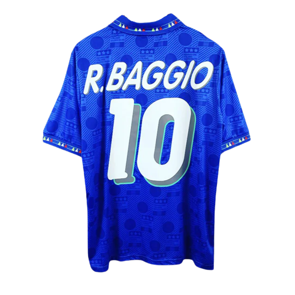 RETRO ITALY 'R.BAGGIO 10' LEGENDS HOME SHIRT 1994