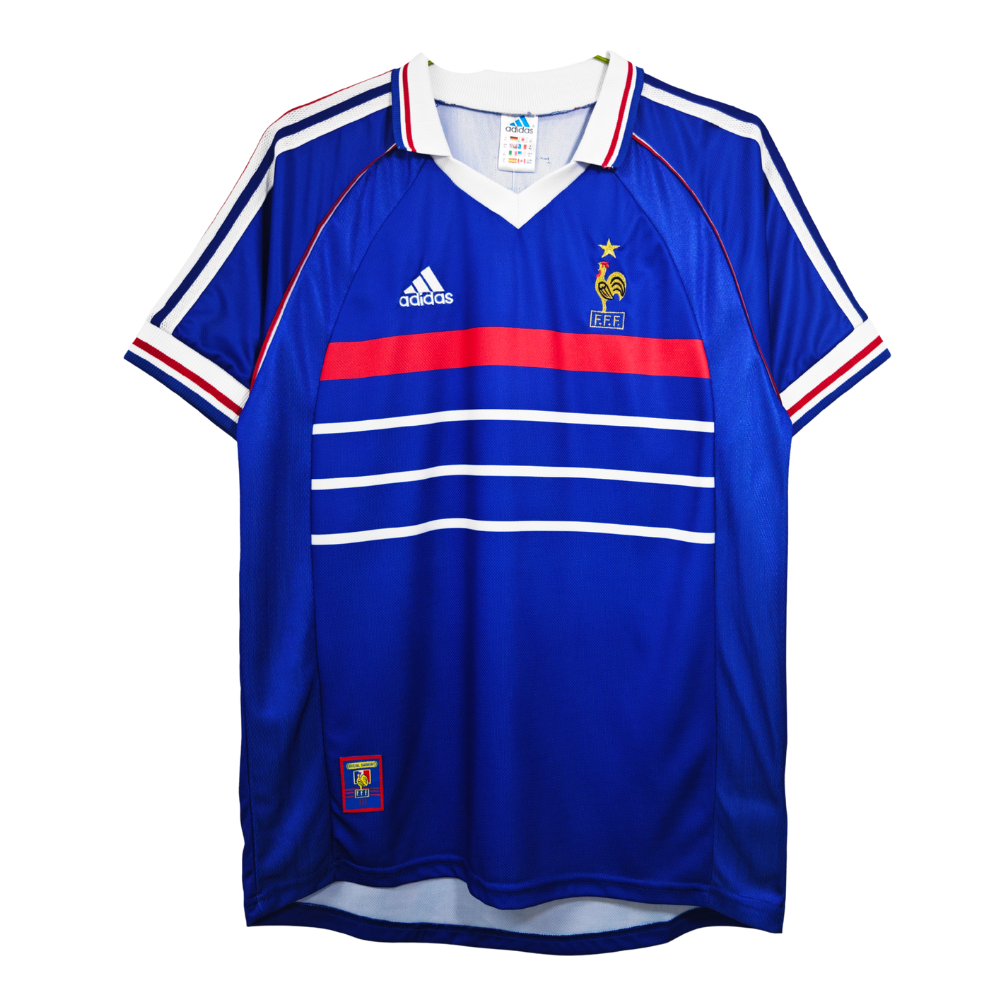 RETRO FRANCE 'HENRY 12' LEGENDS HOME SHIRT 1998