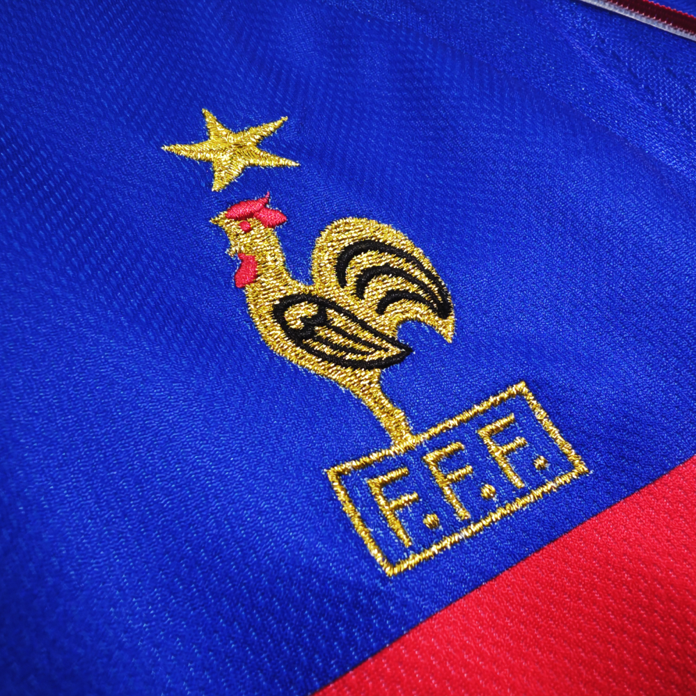 RETRO FRANCE 'HENRY 12' LEGENDS HOME SHIRT 1998