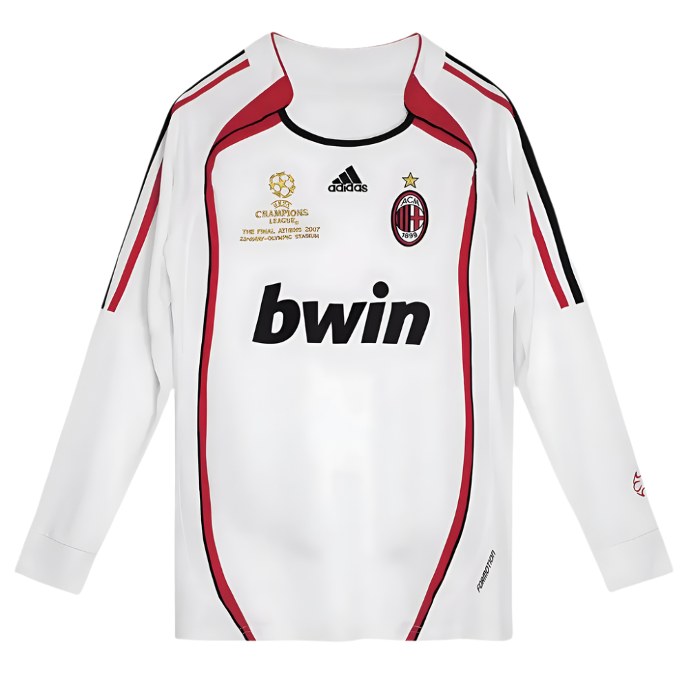 RETRO AC MILAN AWAY SHIRT LONG SLEEVE 2006/07
