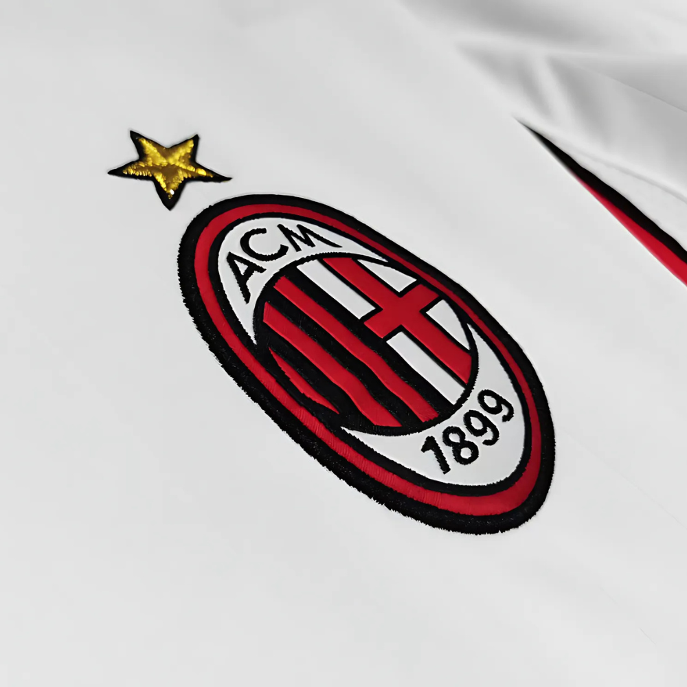 RETRO AC MILAN AWAY SHIRT LONG SLEEVE 2006/07
