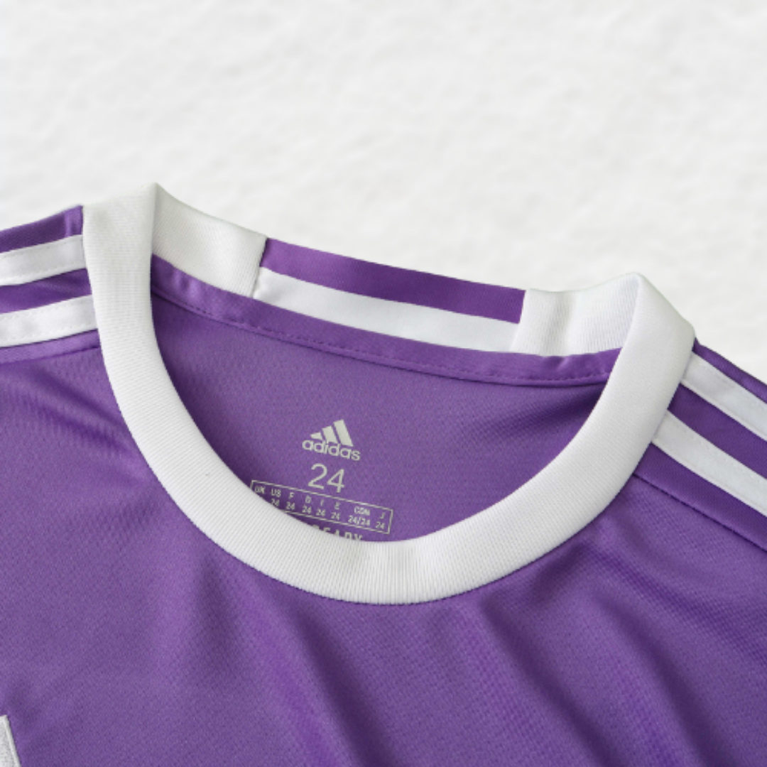 (KIDS) RETRO REAL MADRID AWAY SHIRT & SHORTS 2016/17