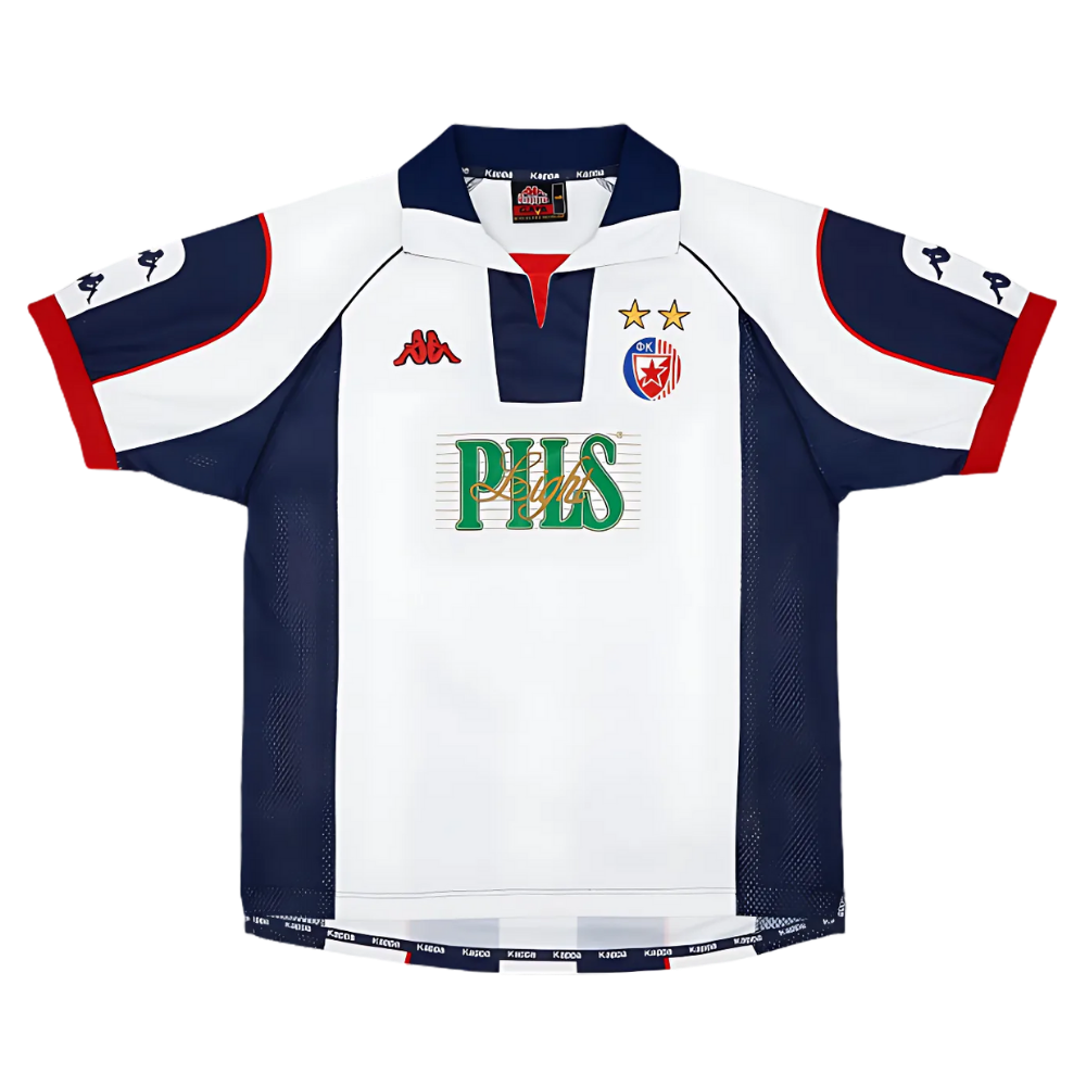 RETRO RED STAR BELGRADE AWAY SHIRT 1999/01