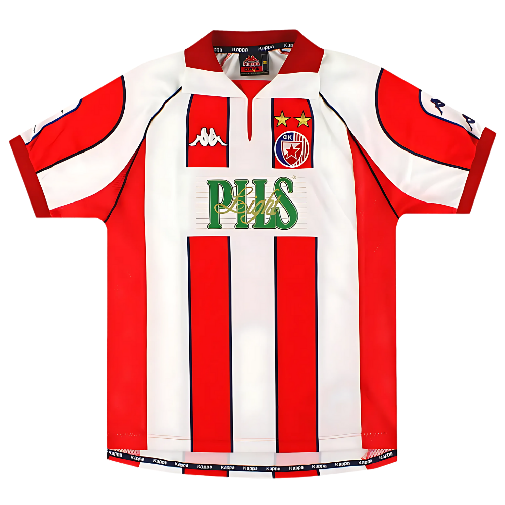 RETRO RED STAR BELGRADE HOME SHIRT 1999/01