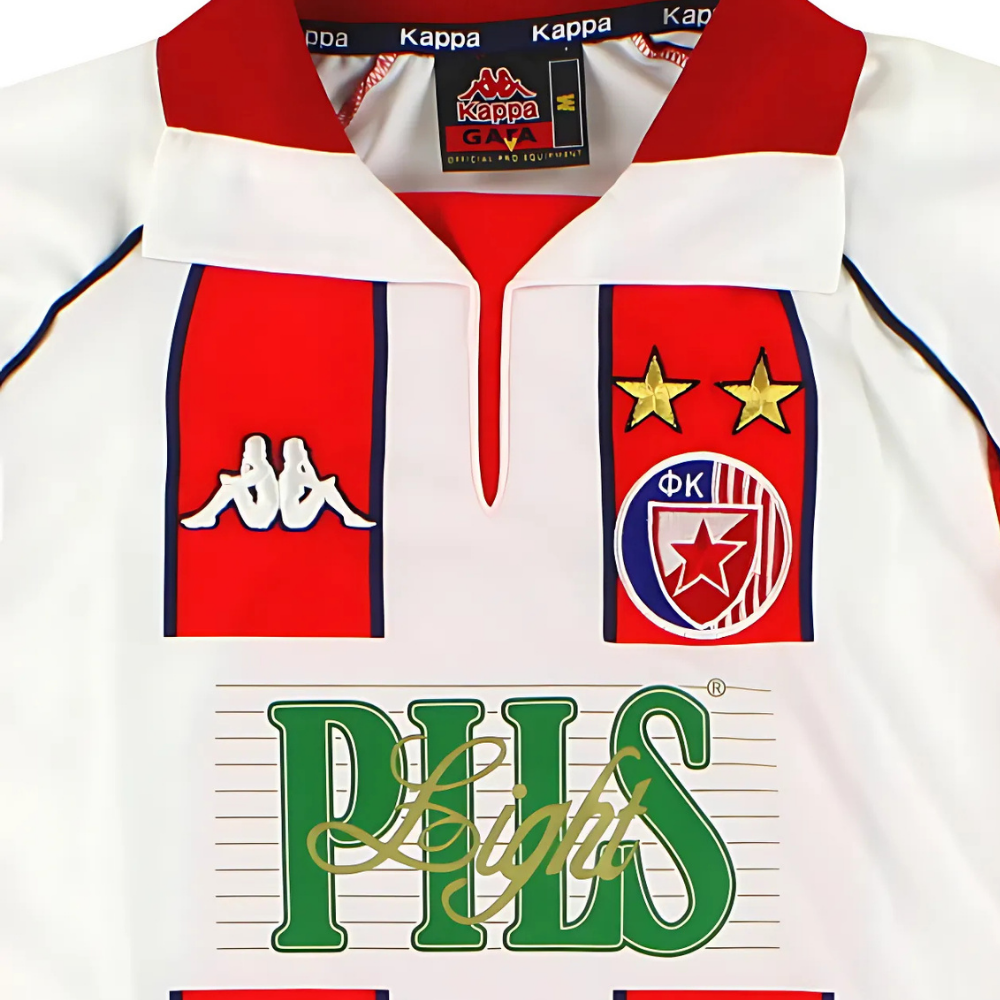 RETRO RED STAR BELGRADE HOME SHIRT 1999/01