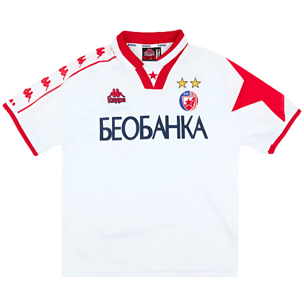 RETRO RED STAR BELGRADE AWAY SHIRT 1995/97