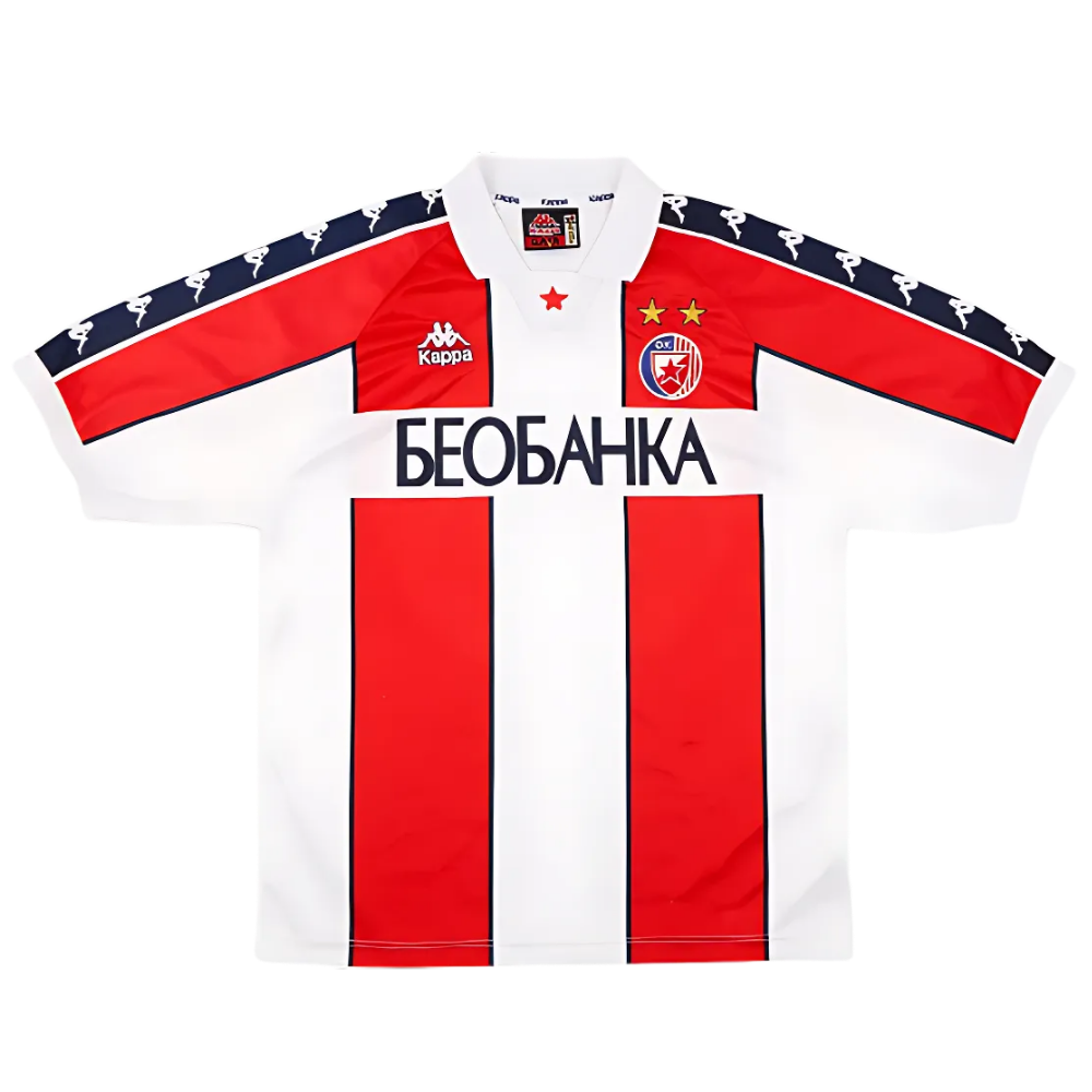 RETRO RED STAR BELGRADE HOME SHIRT 1995/97