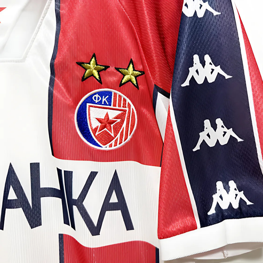 RETRO RED STAR BELGRADE HOME SHIRT 1995/97