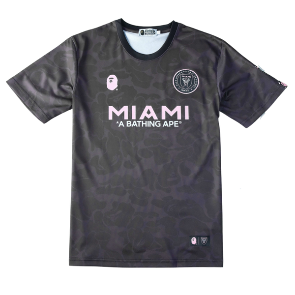 BAPE X INTER MIAMI BLACK CAMO SHIRT 2023/24