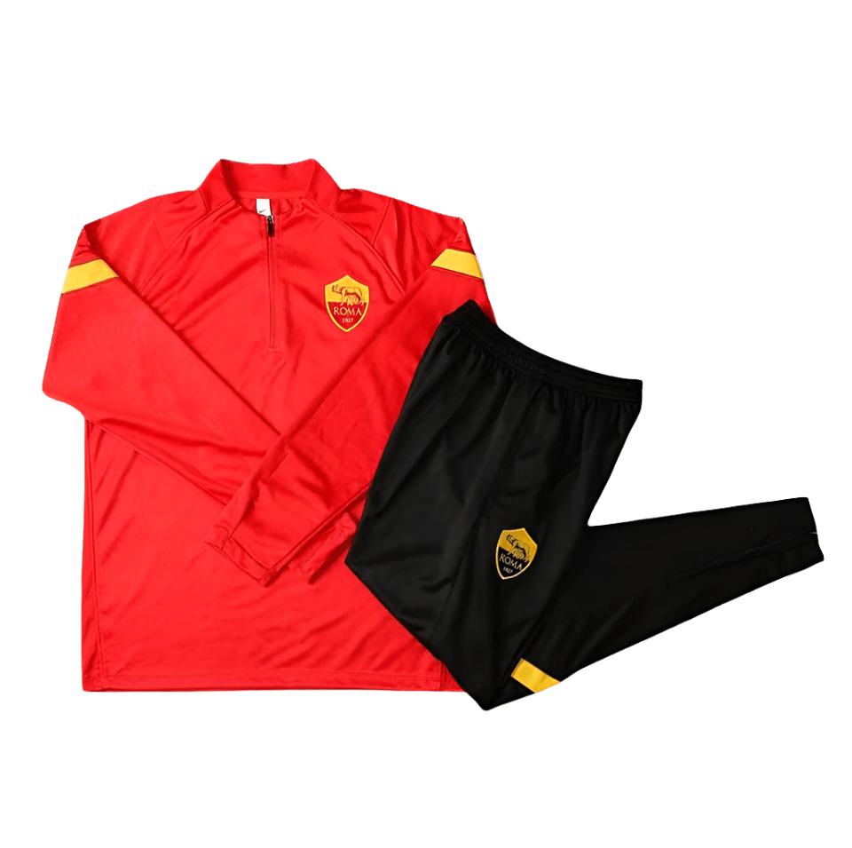 AS ROMA 2021/22 RED TRACKSUIT - Tracksuit - False9Fits